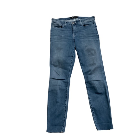 EMG Denim Blue Jeans Size 29 Raw Hem - Picture 1 of 7